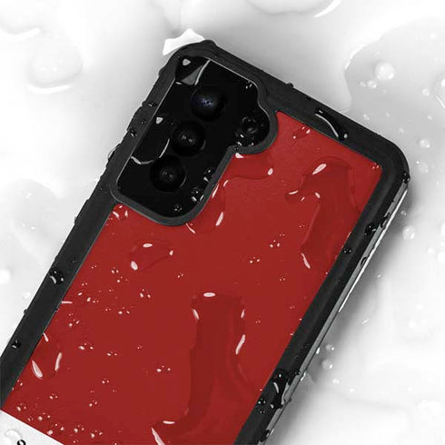 Scarlet Red Galaxy S24 Plus Waterproof Case